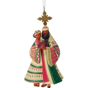 Hallmark Mahogany Nativity Christmas Ornament(Nativity)