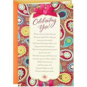 Hallmark Mahogany Religious Birthday Card for Her (Celebrating You)