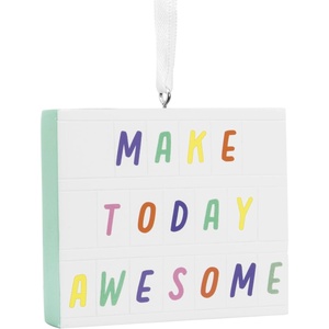 Hallmark Make Today Awesome Letter Board Christmas Ornament(Marquee Board)