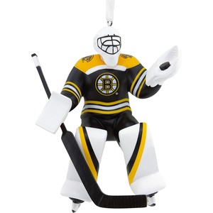 Hallmark NHL Boston Bruins Goalie Christmas Ornament (0001OSL1743)