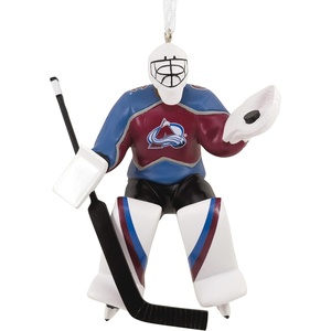 Hallmark NHL Minnesota Wild Goalie Christmas Ornament, 0001OSL1752(Avalanche)