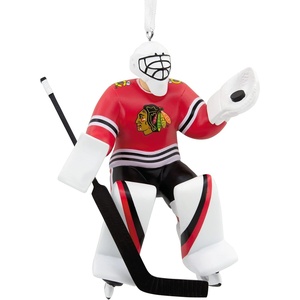 Hallmark NHL Minnesota Wild Goalie Christmas Ornament, 0001OSL1752(Blackhawks)