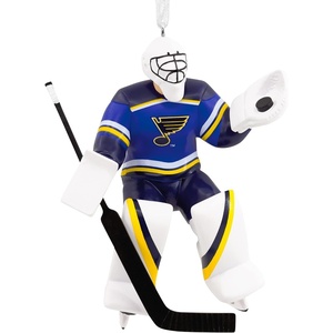 Hallmark NHL Minnesota Wild Goalie Christmas Ornament, 0001OSL1752(Blues)