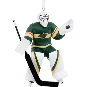 Hallmark NHL Minnesota Wild Goalie Christmas Ornament, 0001OSL1752(Wild)