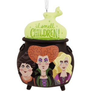 Hallmark Ornament, Disney Hocus Pocus Winifred Sanderson Ornament, Gifts for Disney Fans(Cauldron)