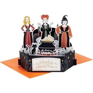 Hallmark Paper Wonder Disney Hocus Pocus Pop Up Halloween Birthday Card (Sanderson Sisters)