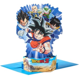Hallmark Paper Wonder Dragon Ball Z Pop Up Card (Wishing You Happiness) for Birthdays, Graduations, Congratulations