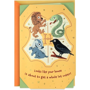 Hallmark Paper Wonder Harry Potter Pop-Up Card (Seek Out Good Times) for Birthdays, Graduations, Back to School(Love  Magic and Mischief)