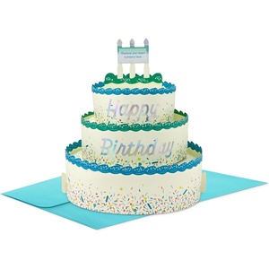 Hallmark Paper Wonder Pick-a-Title Customizable Pop-Up Birthday Card for Him (Blue, Green, Orange Stars) for Brother, Nephew, Godson, Great-Grandson(Blue and Green Confetti)