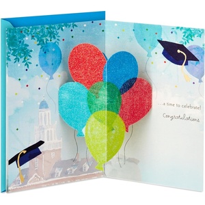 Hallmark Paper Wonder Pop Up Graduation Card (A Time to Celebrate)(Pop Up  A Time to Celebrate)