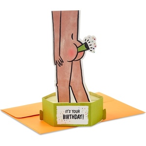 Hallmark Paper Wonder Shoebox Funny Pop-Up Birthday Card (Whatever Makes You Happy, Tooting Horn) for Dad, Brother, Uncle(red)