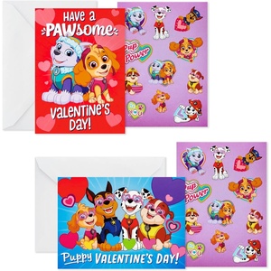 Hallmark Paw Patrol Valentine’s Day Cards With Stickers, Kids Assorted (Pack of 24 Cards with Envelopes)(Paw Patrol Valentines with Stickers)