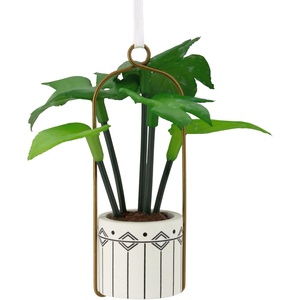 Hallmark Poinsettias Christmas Ornament, Fabric(Hanging Plant)