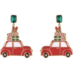 Hallmark Red Car with Gifts Earrings