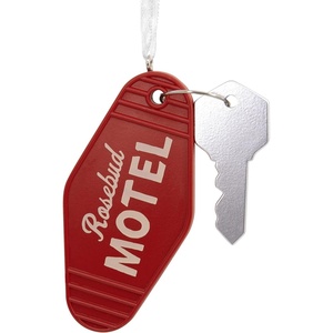 Hallmark Schitt’s Creek Rosebud Motel Room Key Christmas Ornament