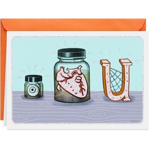 Hallmark Shoebox Funny Halloween Card (Wicked Fast)(Eye Heart U)