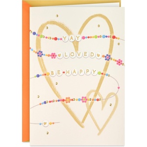 Hallmark Signature Birthday Card (Butterfly)(Friendship Bracelet)