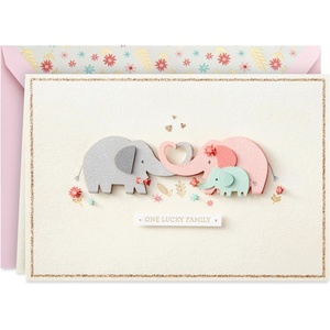 Hallmark Signature Mothers Day Card to Wife (Lucky Family) (799MBC1029)(Lucky Family)