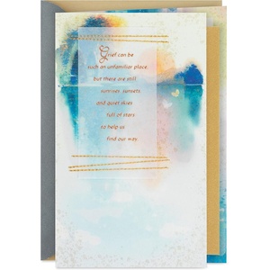 Hallmark Signature Sympathy Card (Butterflies)(Moments of Healing)