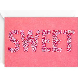Hallmark Signature Valentine’s Day Card (Sweet Candy Sprinkles) (0699VFE7402)