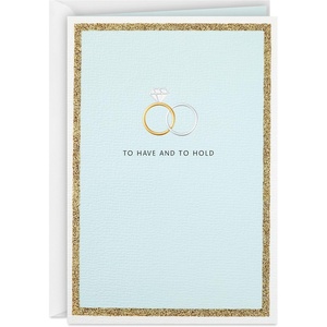 Hallmark Signature Wedding Card (A Perfect Fit)(Rangoli)
