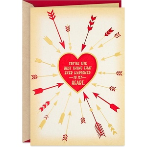Hallmark Valentines Day Card for Husband (Nothing Ordinary About Our Love)(Arrows Around Heart)