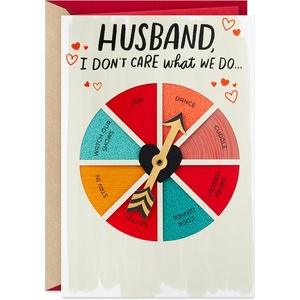 Hallmark Valentine’s Day Card for Husband (What We Do Spinner)(What We Do Spinner)