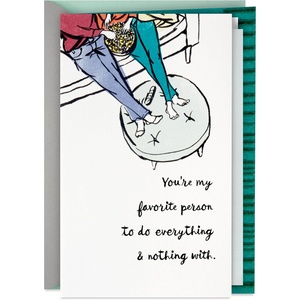 Hallmark Valentines Day Card for Husband, Wife, Boyfriend, Girlfriend (Real Love) Anniversary Card, Love Card(Favorite Person)