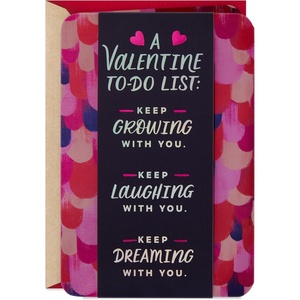 Hallmark Valentine’s Day Card for Wife or Girlfriend (Valentine To-Do List)(Valentine To-Do List)