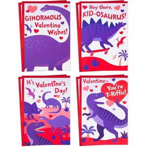 Hallmark Vida Spanish Valentines Day Cards Assortment for Kids, 8 Valentine’s Day Cards with Envelopes (Feliz Día de San Valentín)(Purple and Red)
