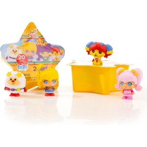 Rainbow Brite 2-Pack with 4 Collectible Micro 1.5-inch Cheebee Blind Bag Mystery Figures(Rainbow Brite Mystery Figures)