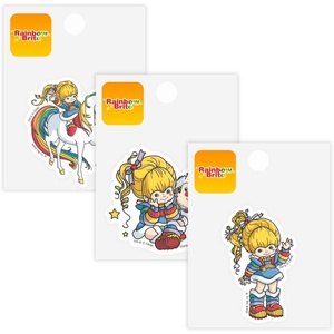 Rainbow Brite® Sticker Bundle – Waterproof Stickers for Water Bottles and Laptops
