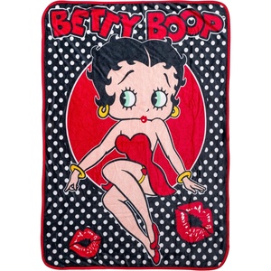 Silver Buffalo Rainbow Brite Rainbowland 45″ x 60″ Fleece Throw, Soft and Cozy Blanket, 250 GSM(Betty Boop)