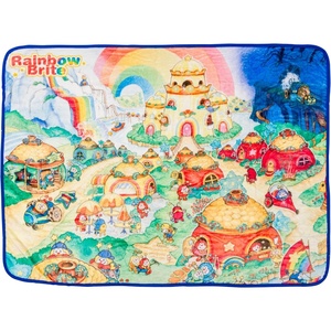 Silver Buffalo Rainbow Brite Rainbowland 45″ x 60″ Fleece Throw, Soft and Cozy Blanket, 250 GSM(Rainbow Brite Rainbowland)