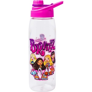 Silver Buffalo Rainbow Brite “Sparkle” Water Bottle with Screw Lid Featuring Rainbow Brite and Twink, 28 Ounces(Bratz)