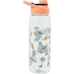 Silver Buffalo Rainbow Brite “Sparkle” Water Bottle with Screw Lid Featuring Rainbow Brite and Twink, 28 Ounces(Lilo and Stitch in Hawaiian Shirt Pattern)