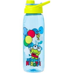 Silver Buffalo Rainbow Brite “Sparkle” Water Bottle with Screw Lid Featuring Rainbow Brite and Twink, 28 Ounces(Sanrio Keroppi Flying)