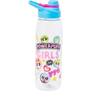 Silver Buffalo Rainbow Brite “Sparkle” Water Bottle with Screw Lid Featuring Rainbow Brite and Twink, 28 Ounces(The Powerpuff Girls)