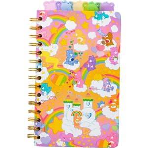 Silver Buffalo Rainbow Brite Spiral Tabbed Notebook Featuring Twink, Starlite, Rainbow Brite, Puppy Brite, and Shy Violet, 8″ x 5″(Care Bears)
