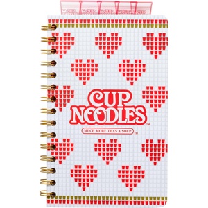 Silver Buffalo Rainbow Brite Spiral Tabbed Notebook Featuring Twink, Starlite, Rainbow Brite, Puppy Brite, and Shy Violet, 8″ x 5″(Nissin Cup Noodles)