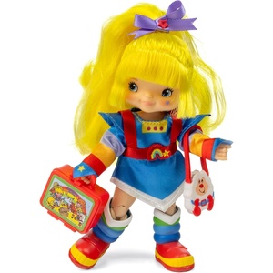 The Loyal Subjects Rainbow Brite 5.5-inch Tickled Pink Poseable Fashion Doll with 4 Surprise Reveal Accessories(Rainbow Brite)