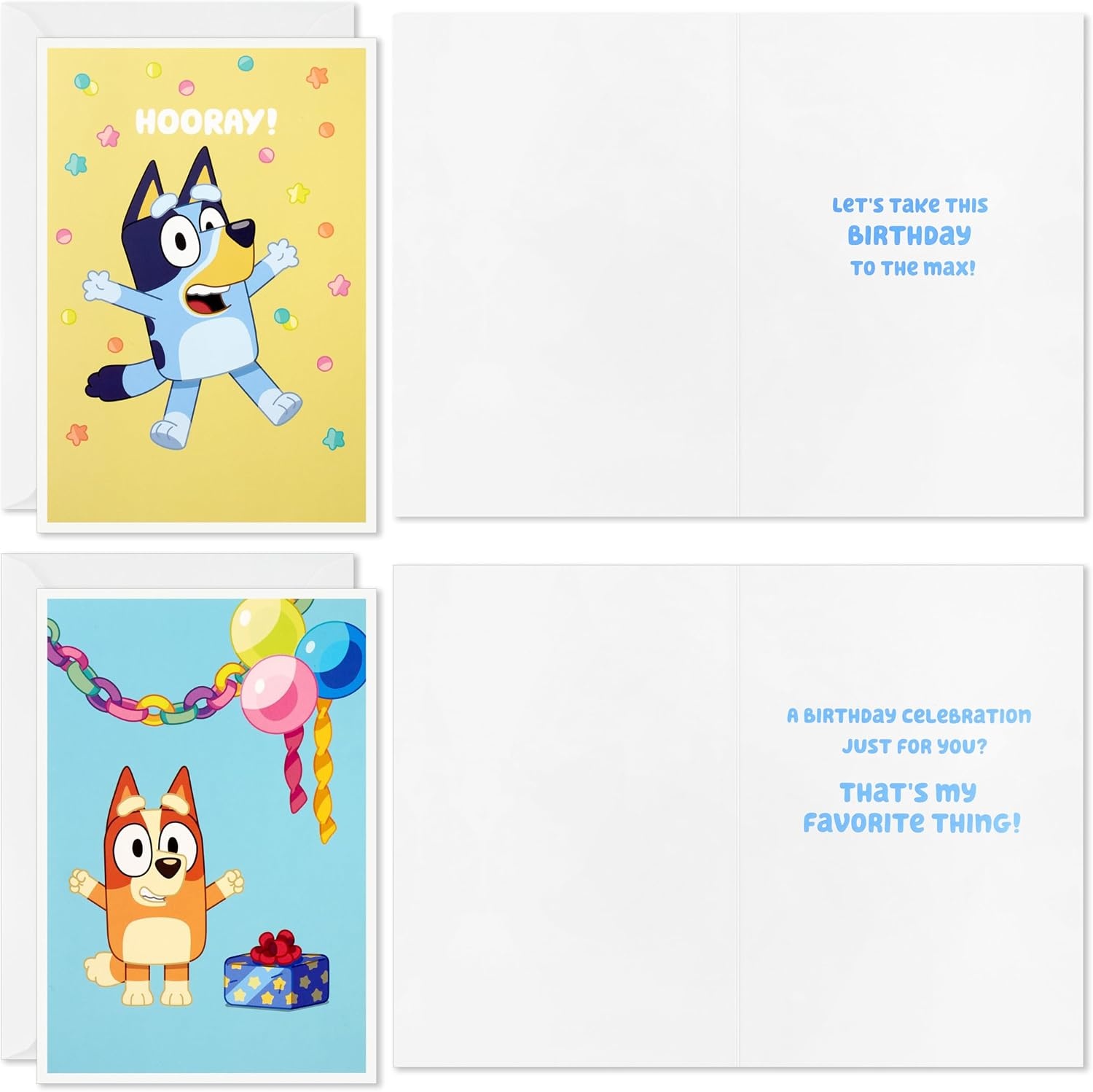image:imageHallmark Bluey Kids Birthday Card Assortment 16 Cards with Envelopes Unicorn Dance Mode HoorayUnicorn Dance Mode Hooray