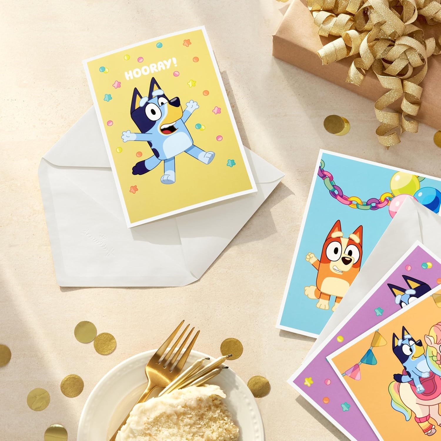 image:imageHallmark Bluey Kids Birthday Card Assortment 16 Cards with Envelopes Unicorn Dance Mode HoorayUnicorn Dance Mode Hooray