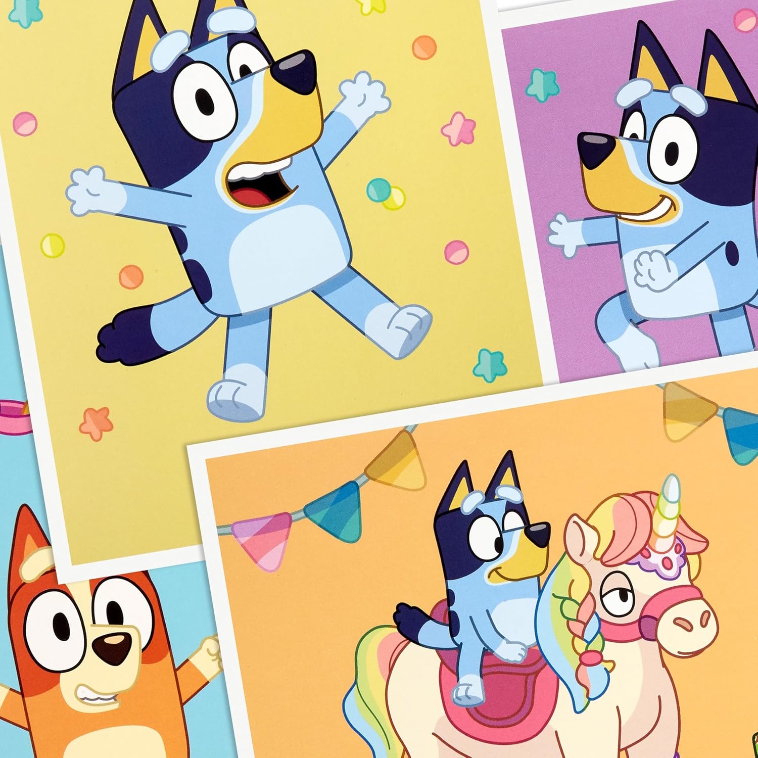 image:imageHallmark Bluey Kids Birthday Card Assortment 16 Cards with Envelopes Unicorn Dance Mode HoorayUnicorn Dance Mode Hooray