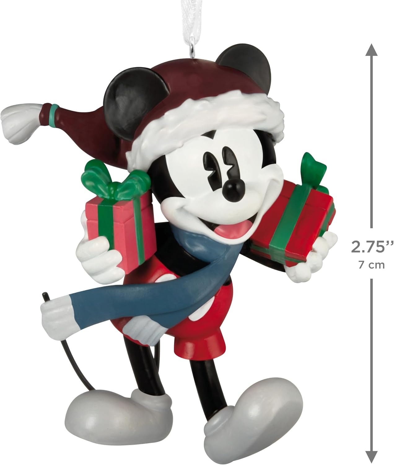image:imageHallmark Christmas Ornament Disney Mickey Mouse with Presents Ornament Gifts for Disney Fans