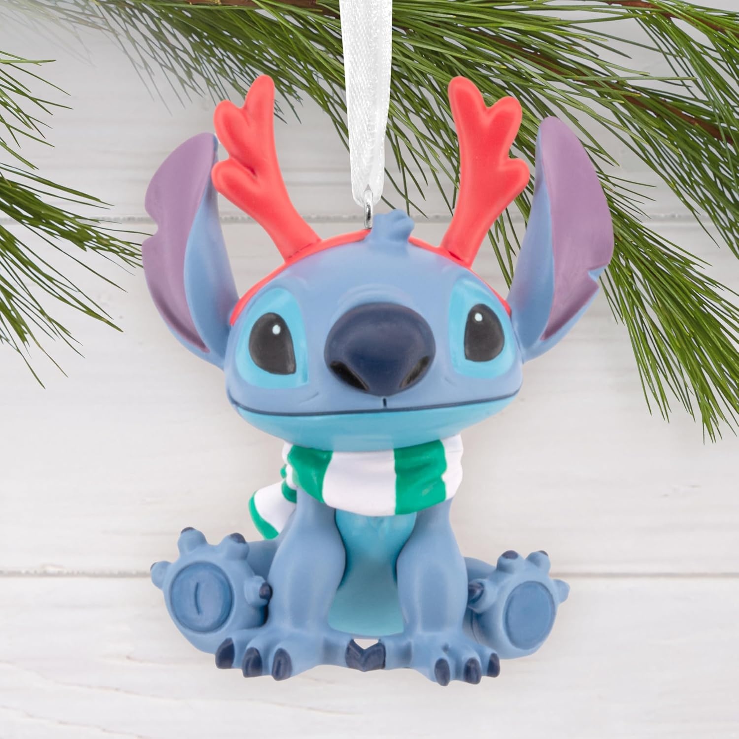 image:imageHallmark Christmas Ornament Disney Stitch with Red Antlers Ornament Gifts for Disney Fans