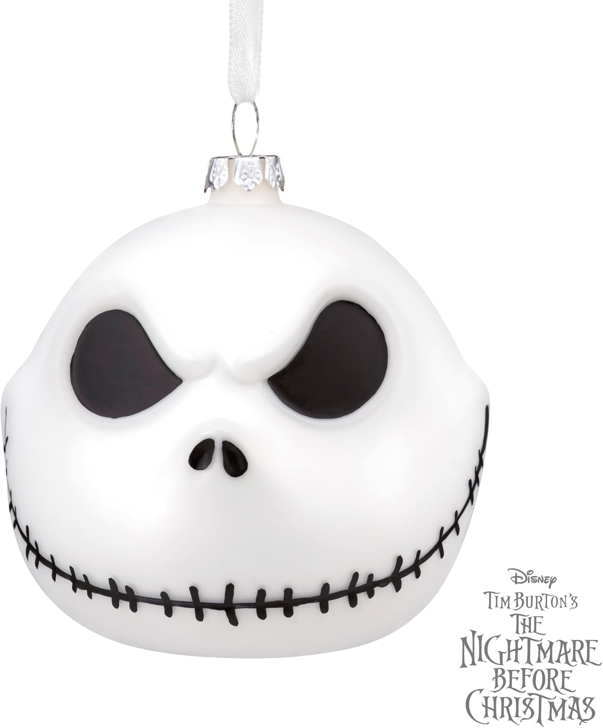 image:imageHallmark Disney Tim Burtons The Nightmare Before Christmas Jack Skellington Christmas Ornament Blown GlassJack Skellington Glass