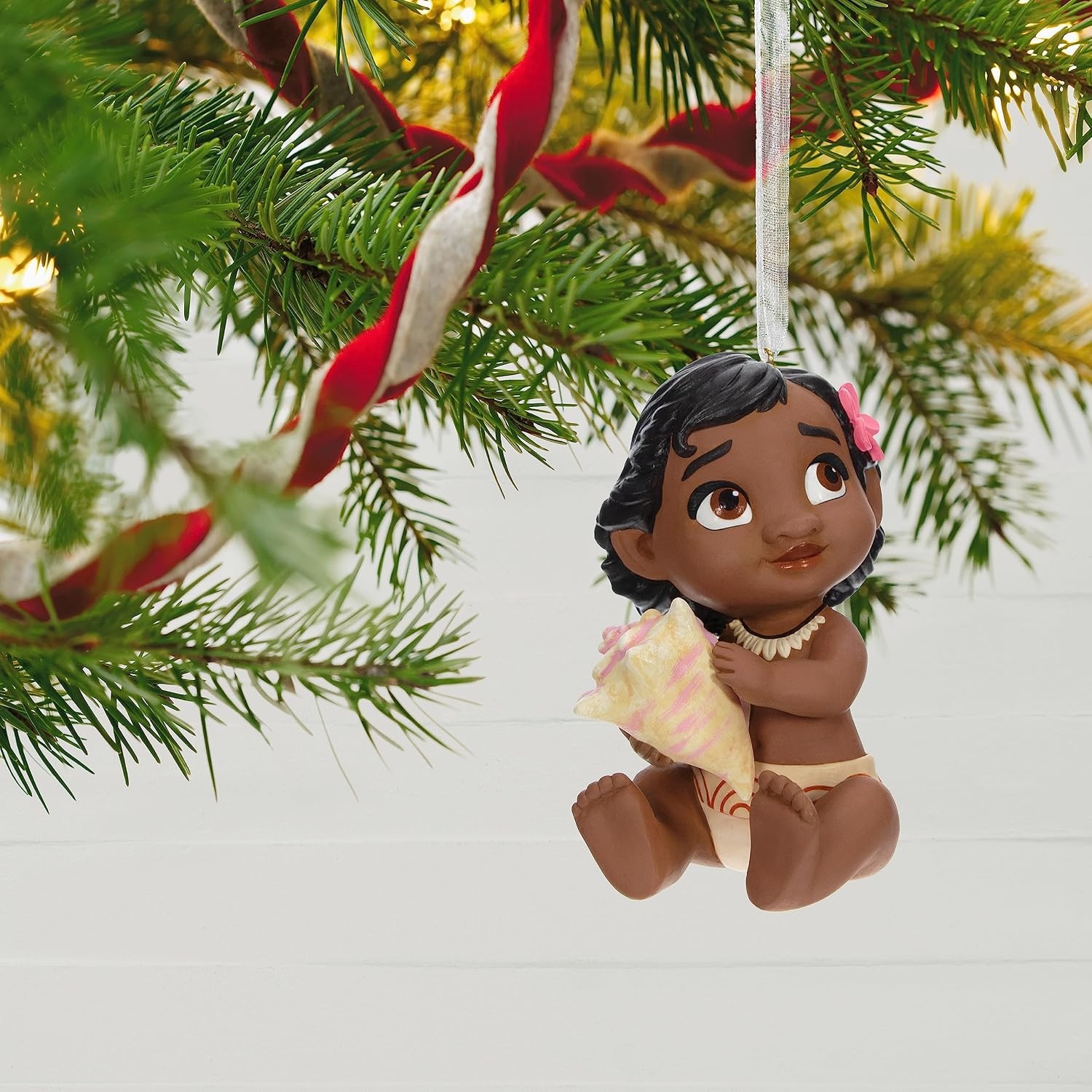 image:imageHallmark Keepsake Disney Princess Christmas Ornament 2023 Moana The Ocean Chose Me PorcelainThe Ocean Chose Me