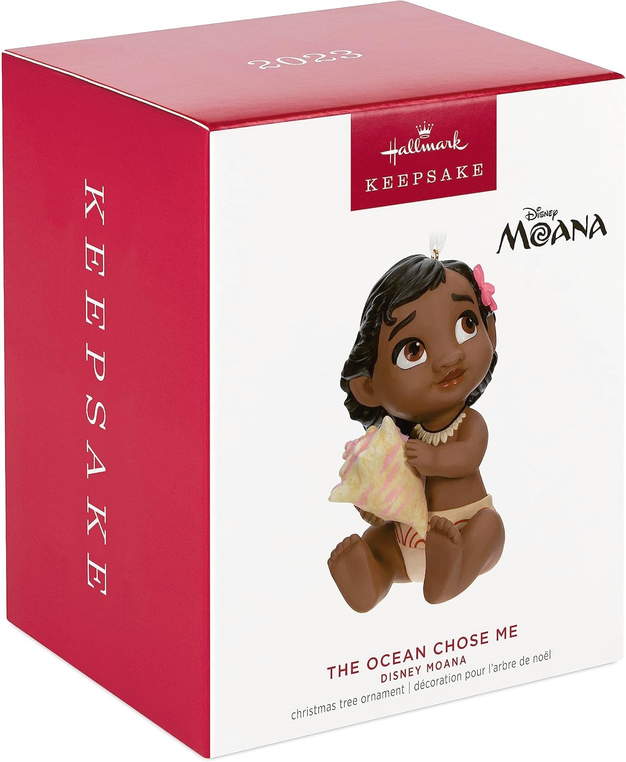 image:imageHallmark Keepsake Disney Princess Christmas Ornament 2023 Moana The Ocean Chose Me PorcelainThe Ocean Chose Me