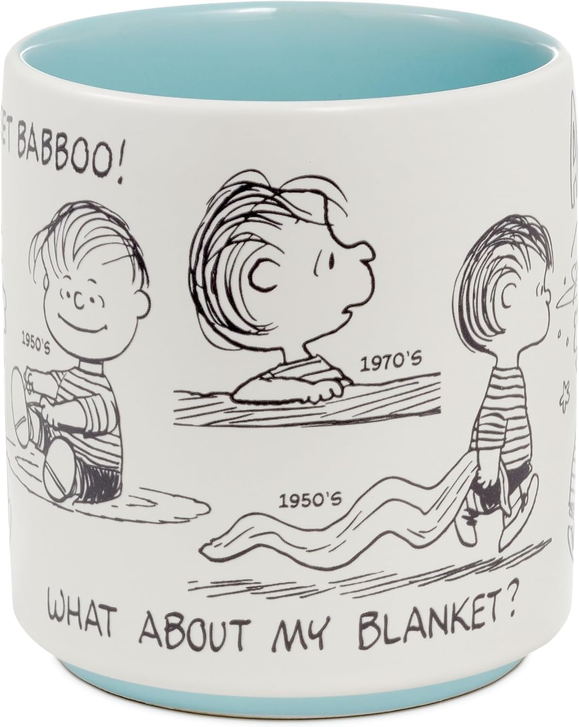 image:imageHallmark Peanuts Black and Red Ceramic Mug 25 oz Christmas Carols Gift for Kids Fans Collectors75th Anniversary